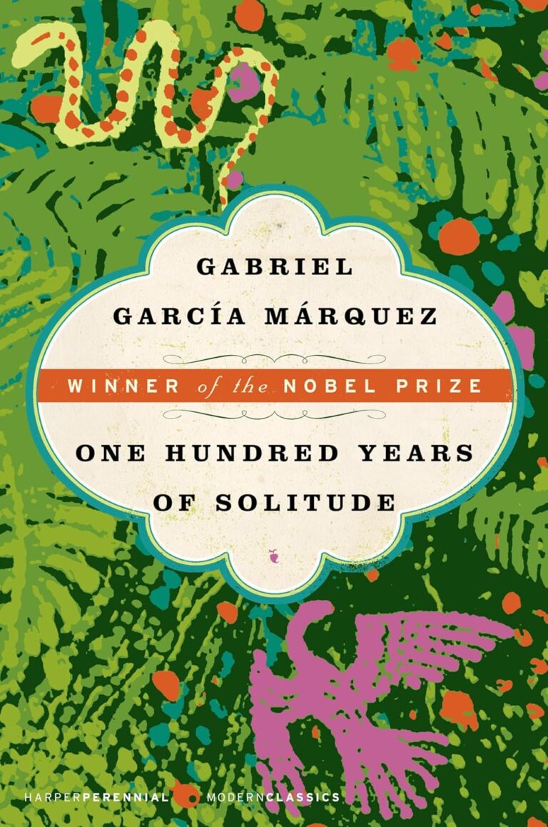 One Hundred Years of Solitude tells the story of the rise and fall, birth and death of the mythical town of Macondo through the history of the Buendía family