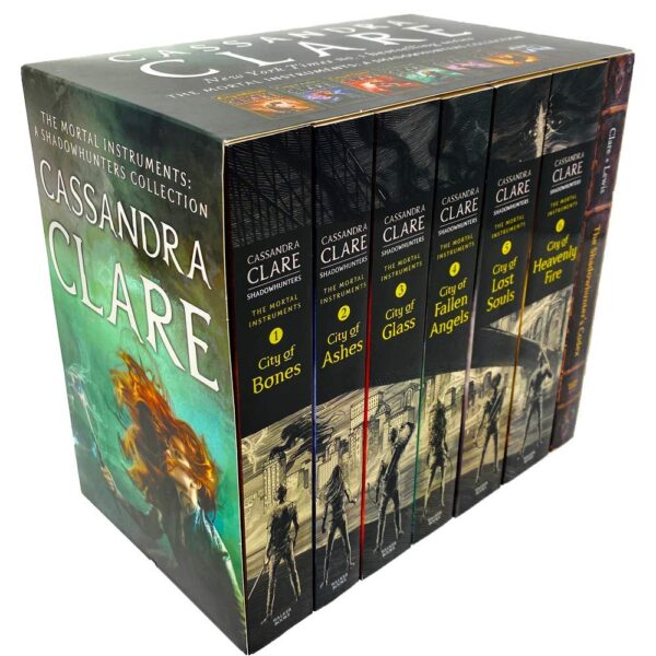 Mortal Instruments: Cassandra Clare crafts a richly detailed world filled with intricate lore, unique creatures, and a captivating blend of urban fantasy and classic mythology.