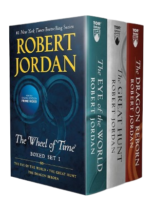 Wheel of Time box set 1 by Robert Jordan is a must-read, and this boxed set of the first three books (The Eye of the World, The Great Hunt, and The Dragon Reborn) is the perfect entry point.